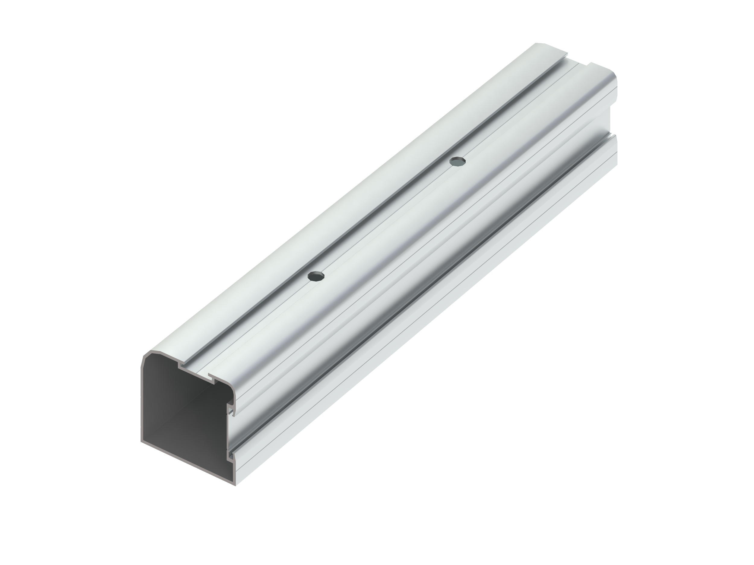 Стойки и короба из оцинкованной стали.